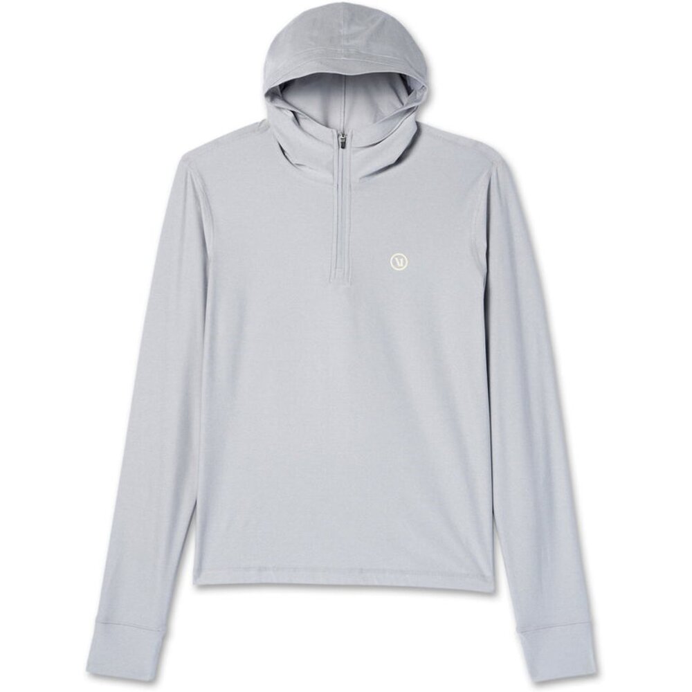 Vuori Uluwatu 24 Water Hoodie in Platinum Heather